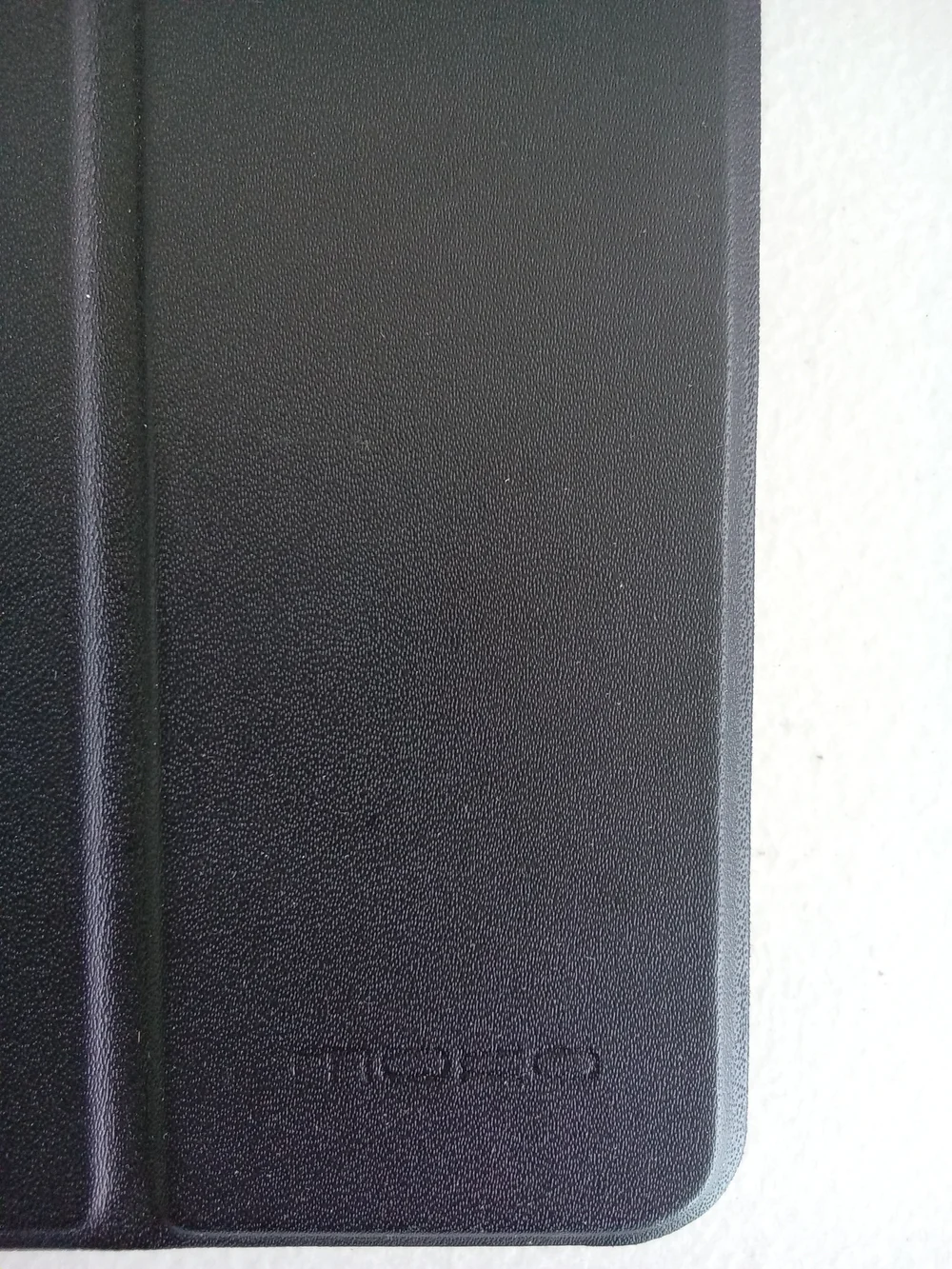 MoKo Slim Trifold Tablet Smart Case Black Matte Clear Frosted Back Cover